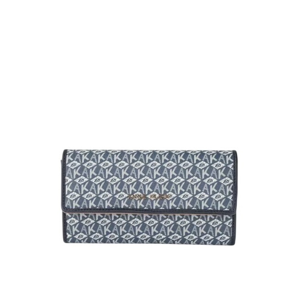 Anne Klein Navy Logo Wallet for Women
